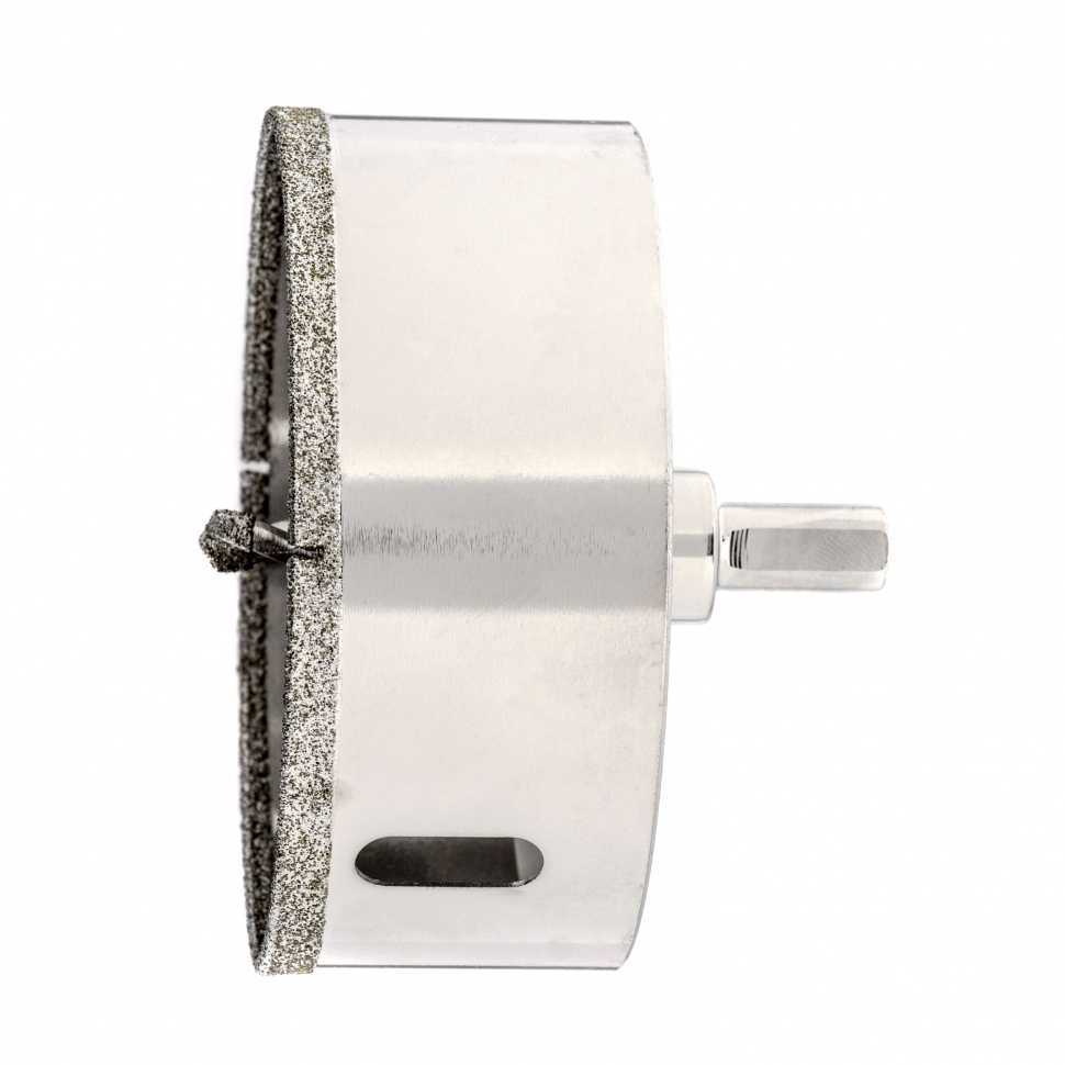 Сверло алмазное по керамограниту, 105 х 67 мм, трехгранный хвостовик Matrix Сверла алмазные по керамограниту фото, изображение